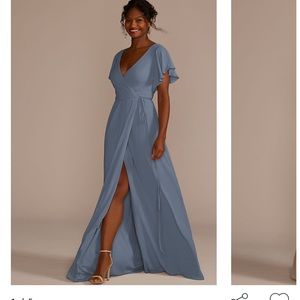 Davids Bridal Georgette Dress